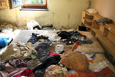 Hier hauste Frau M. nun 2012 in Mögen bei Lommatzsch.